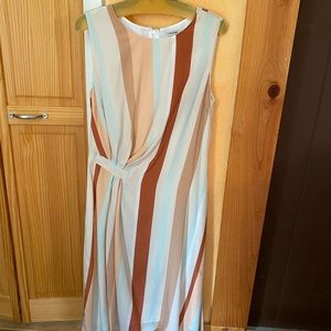 J Peterman stripped dress